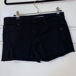 BCBG Black Denim Shorts